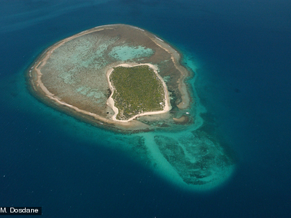 En province Sud, le lagon compte près de 150 ilots.
