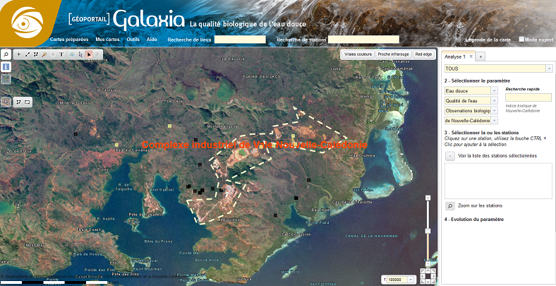 Des outils permettent de mettre en valeur graphiquement des éléments de la carte