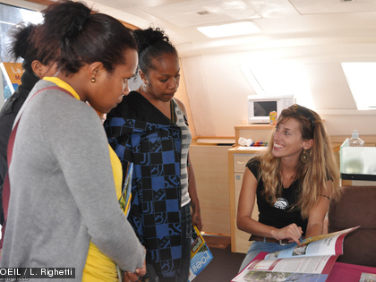 ...et pour échanger sur les problématiques environnementales.