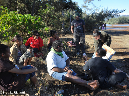 Des jeux ludiques sur la biodiversité, les menaces et la surveillance environnementale ont été proposés pour le deuxième atelier.