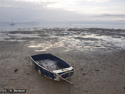 La nuit tombe sur l'île Ouen, place à la veillée et au repas commun.